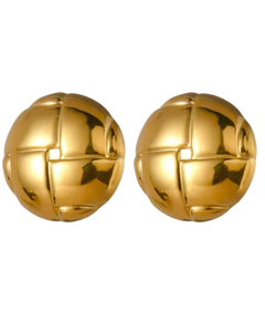 Bev Earrings 24k Gold