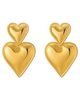 Heart Drop Earrings