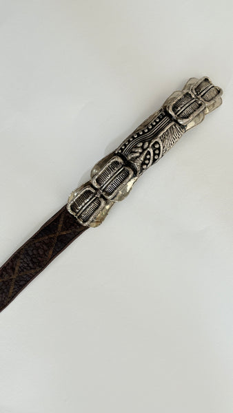 Vintage Silver Tone Belt