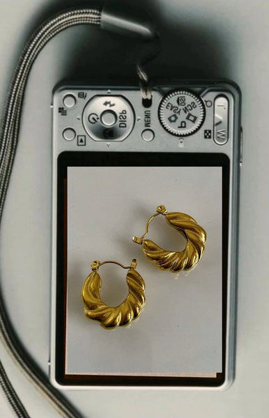 My Girl Hoops -24K Gold