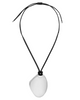 Modern Silver String Pendant
