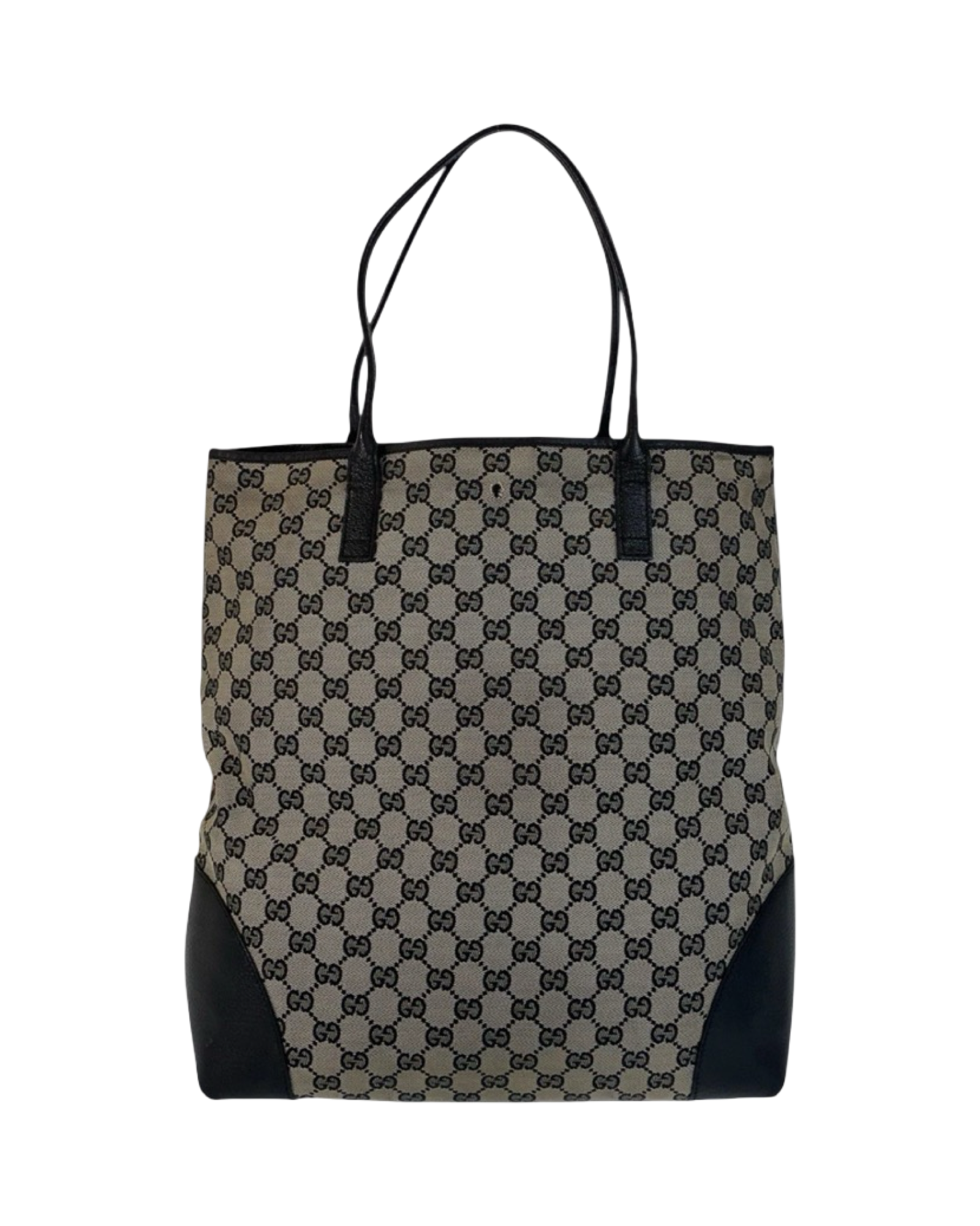 Vintage Gucci GG Canvas Tote Bag – Grey/Black