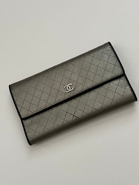 Chanel Calf Skin Clutch/ Wallet