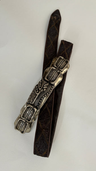 Vintage Silver Tone Belt