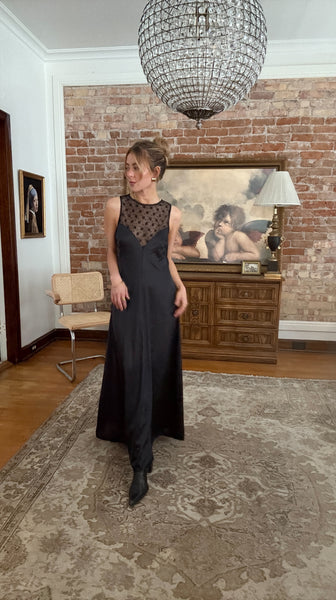 Saza Lace Bandage Vintage Slip