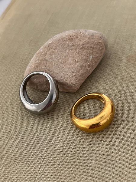 New Dome Ring (24k Gold)