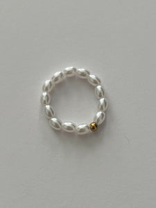 Delilah Pearl Adjustable Ring - 24K