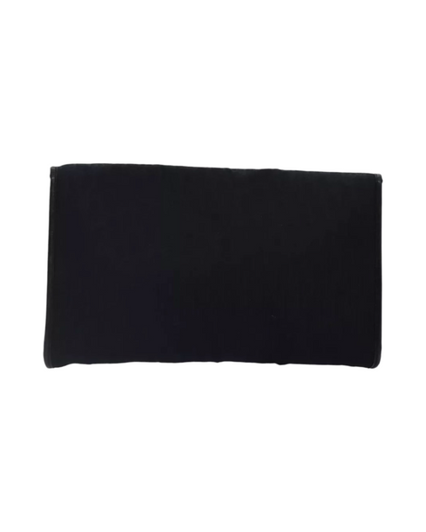 Christian Dior Trotter Canvas Chain Shoulder Bag Black Gold