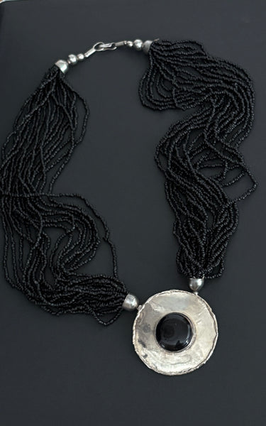 Vintage Beaded Tribal Necklace