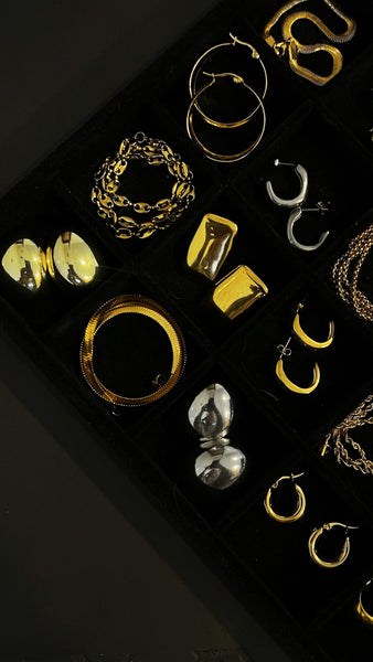 Stella Stone Earrings (24K Gold)