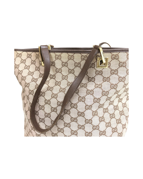 Vintage Gucci GG Canvas Tote Bag