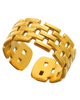 Fence Adjustable Ring -24K Gold