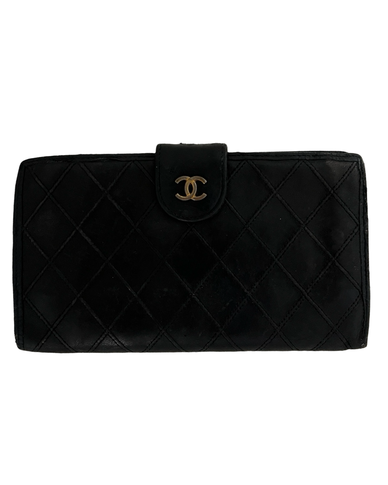 Chanel Lamb Skin Clutch/ Wallet