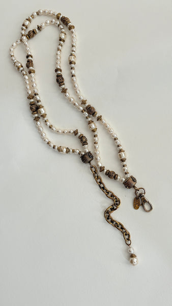 Pearl Vintage GoldTone Belt