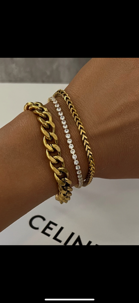 Tennis Bracelete-24K Gold