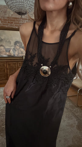 Vintage Beaded Tribal Necklace