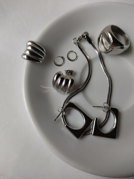 10mm  Stacking Huggies (Silver)
