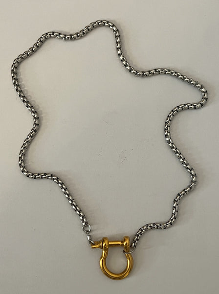 Annabell Lee Modern Necklace -24k Gold