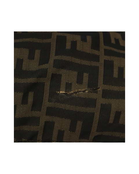 Vintage Fendi Zucca Canvas Tote Bag – Black/Brown