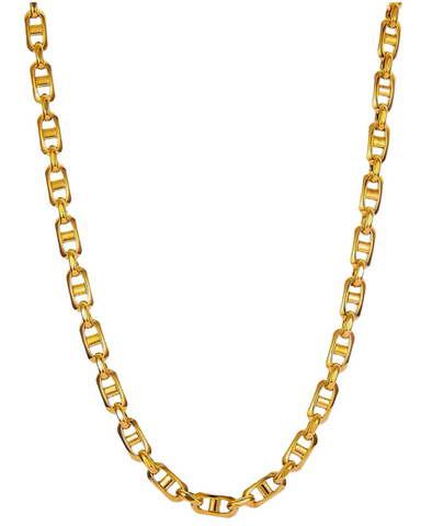 Eddie Chain Necklace  -24k Gold