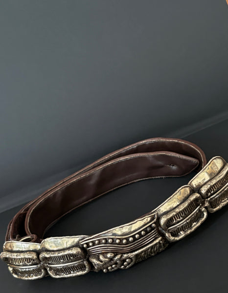 Vintage Silver Tone Belt