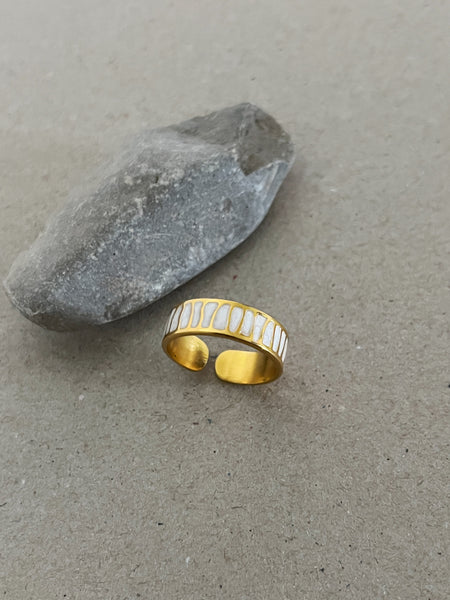 Lillian Adjustable Ring 24K Gold