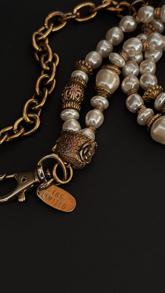 Pearl Vintage GoldTone Belt