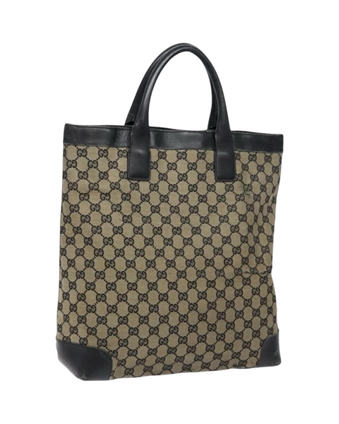 Vintage Gucci GG Canvas Tote Bag – Grey/Black
