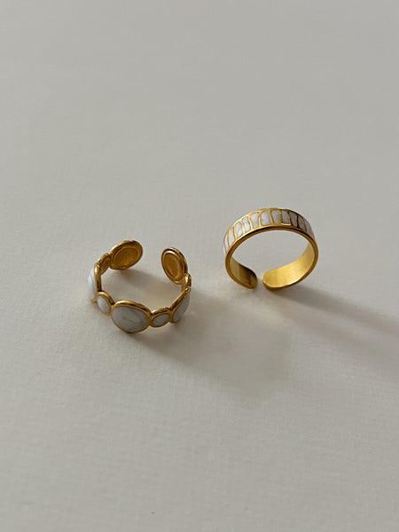 Quincy Adjustable Ring -24K Gold