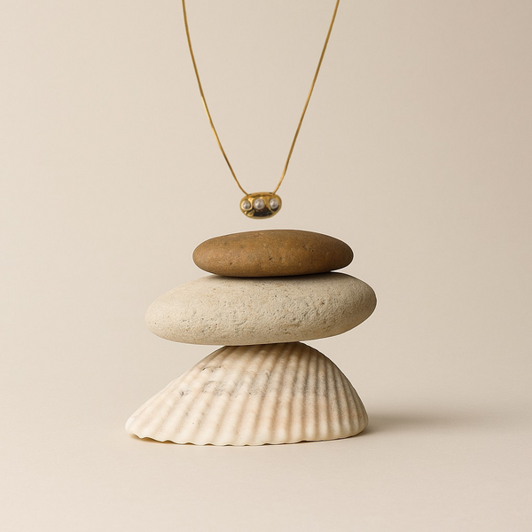 Josie Pearl Pendant -24K Gold
