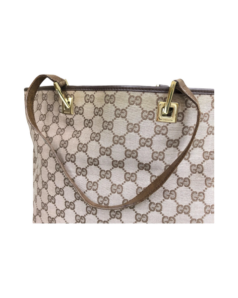 Vintage Gucci GG Canvas Tote Bag