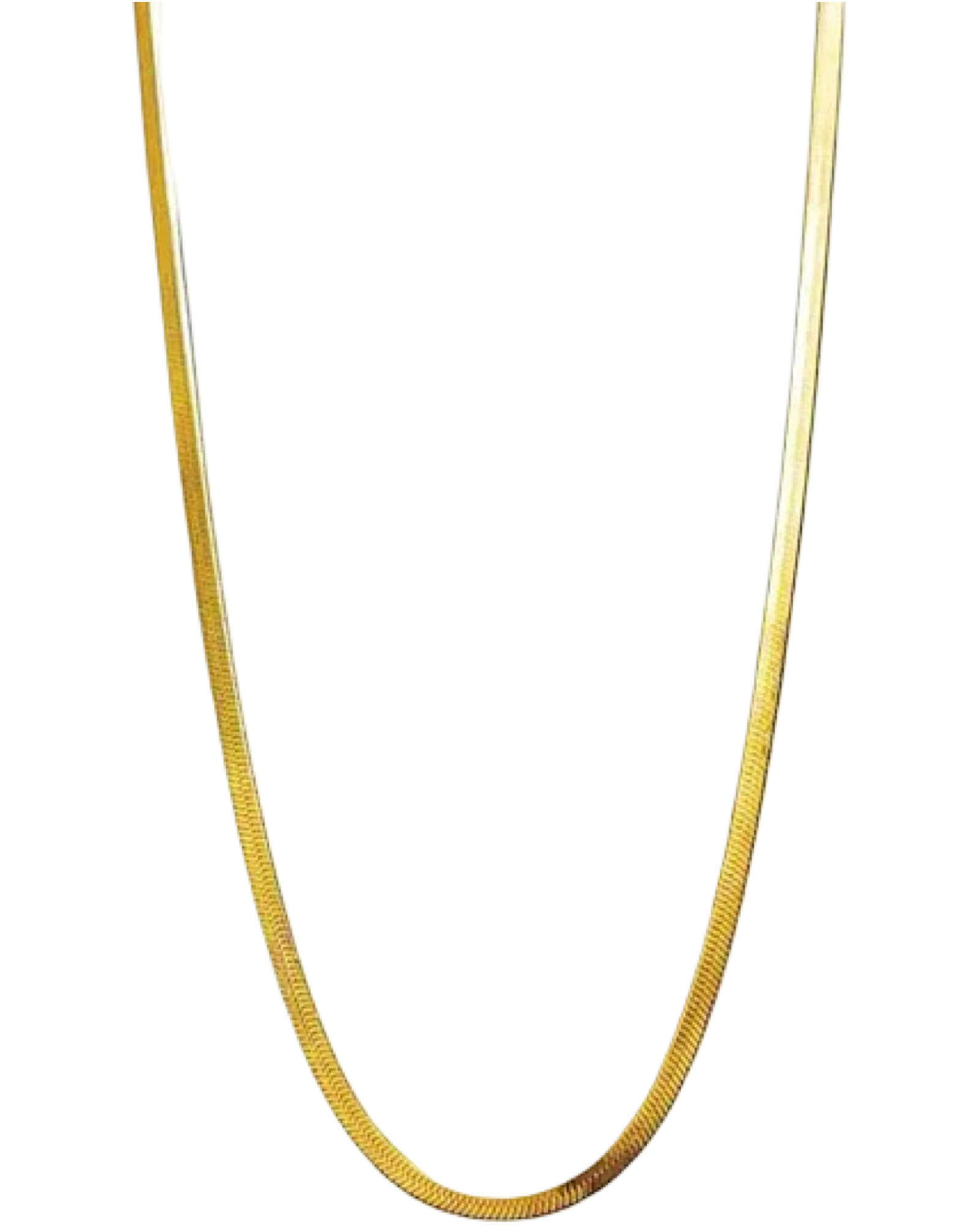 2.5mm Herringbone Stacking Chain (18k Gold)