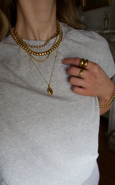 BANKS GIRL Necklace  -24k Gold