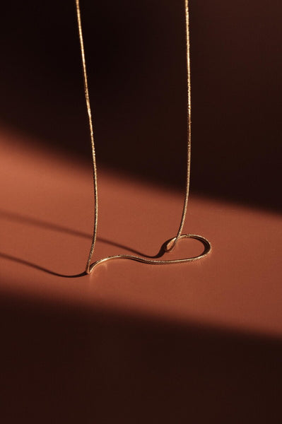 1mm Herringbone Stacking Chain (18k Gold)