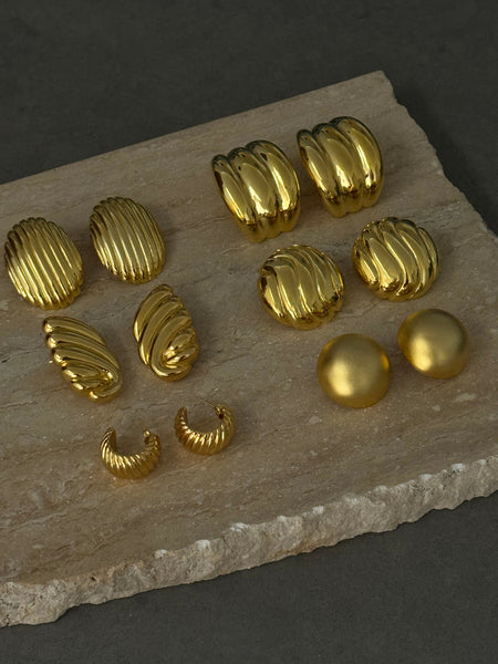 Lala Earrings - 24K Gold