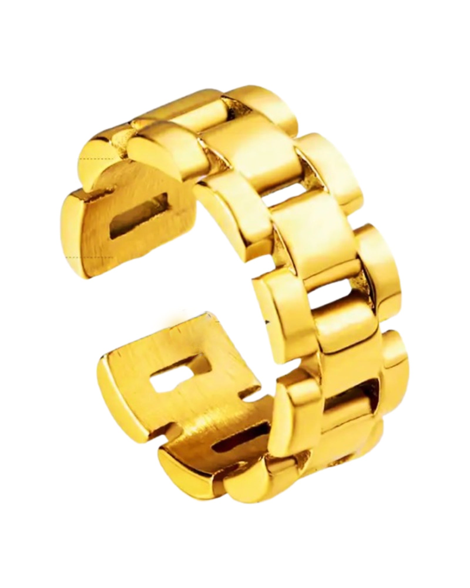 Margo Chain Ring (24k Gold)