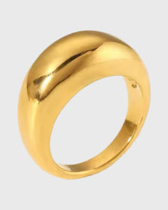 New Dome Ring (24k Gold)