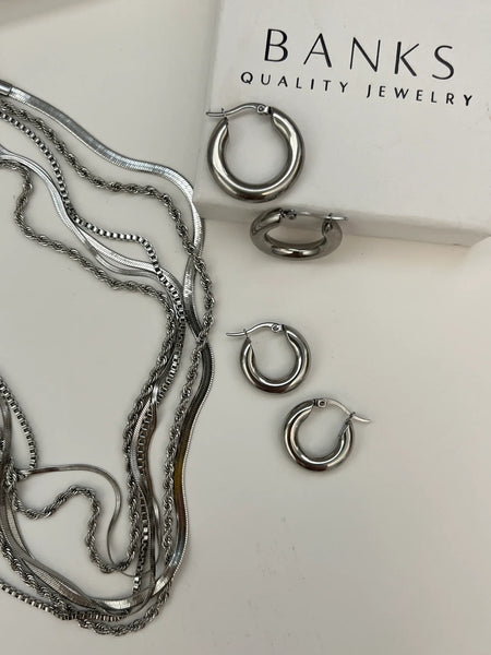 The MOTHER LOAD Stacking Chain Set - SILVER