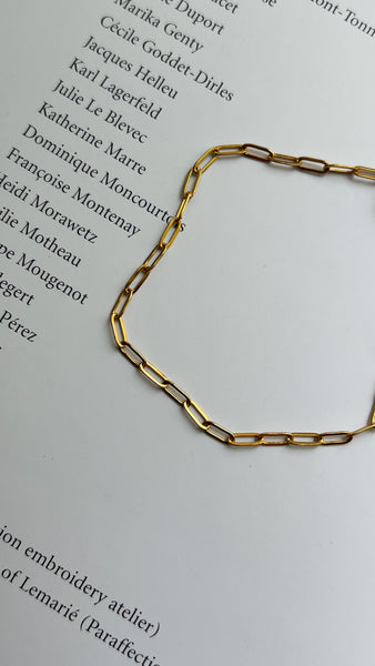 Extra Dainty Gal Pin Bracelet (18k Gold)