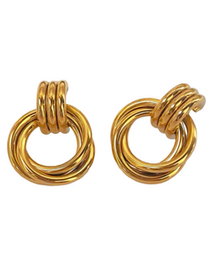 Sample Gold Knot Earrings