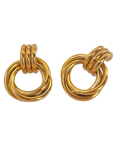 Sample Gold Knot Earrings