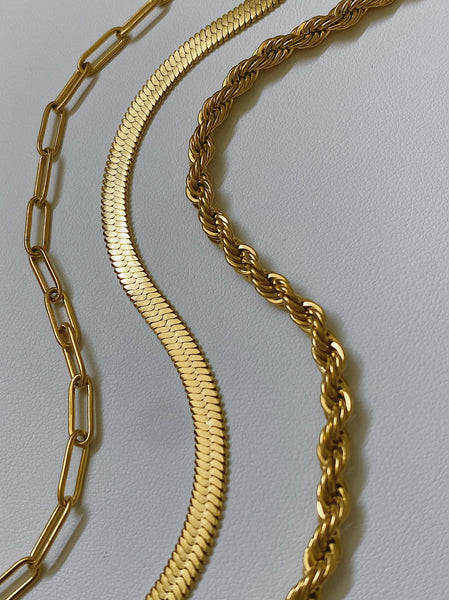 Dainty Gal Pin Stacking Chain (24k Gold)