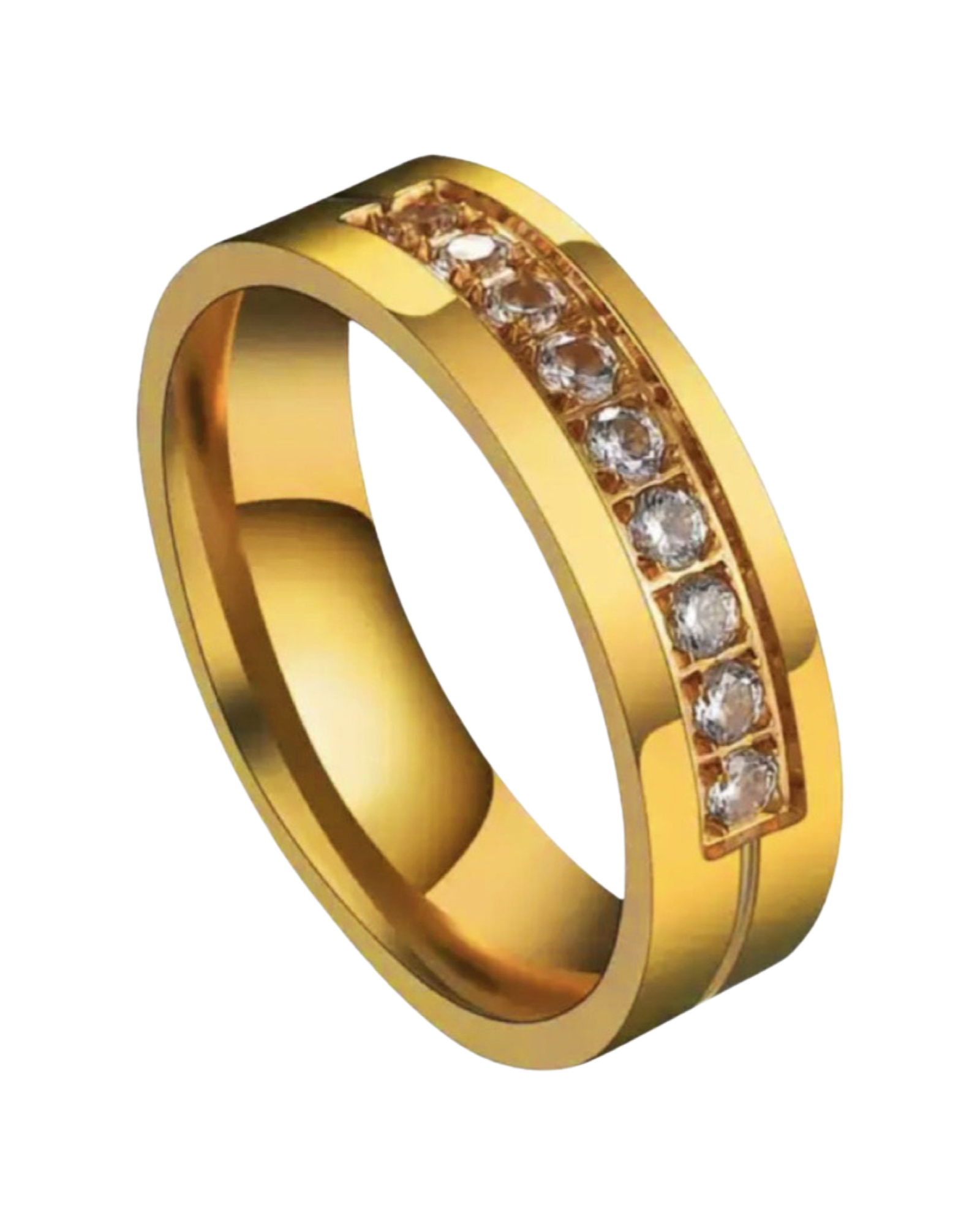 24k gold band ring