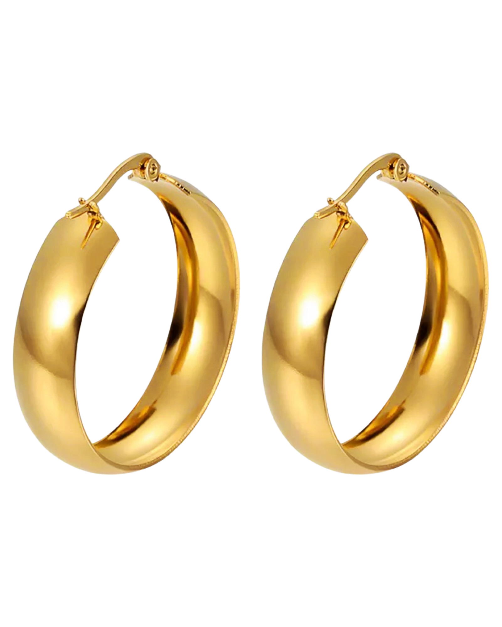 30mm Gorgeous Gorgeous Girls Hoops (18k Gold)