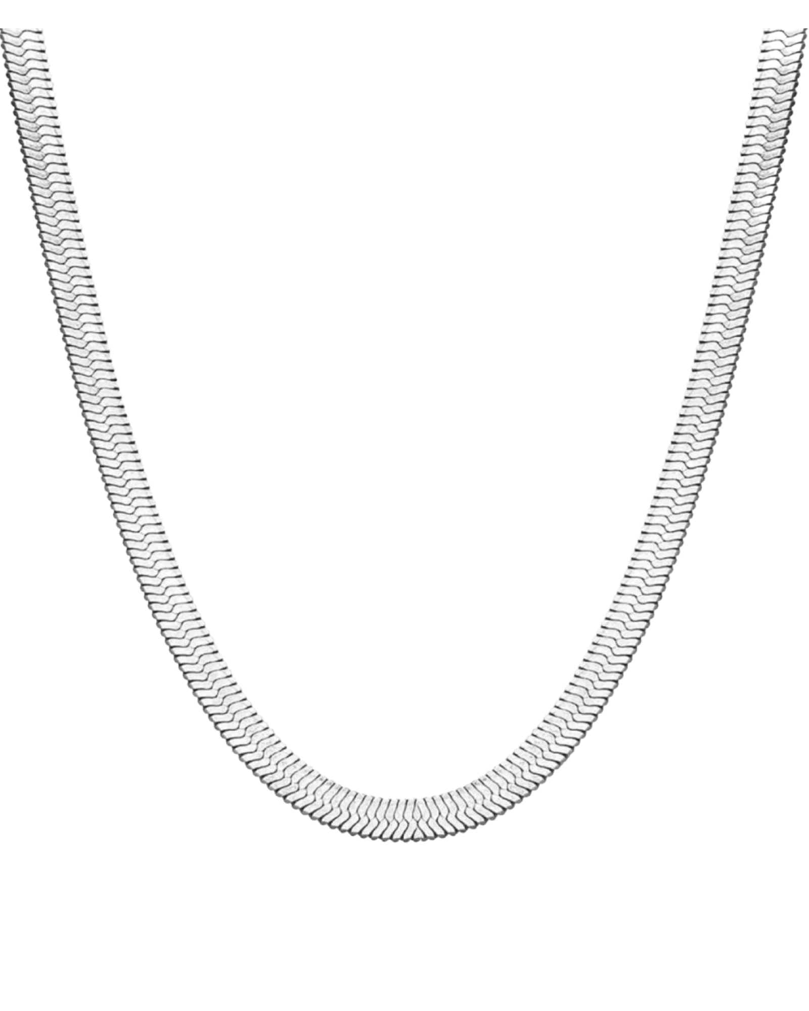 3.5 Herringbone Stacking Chain (Silver)