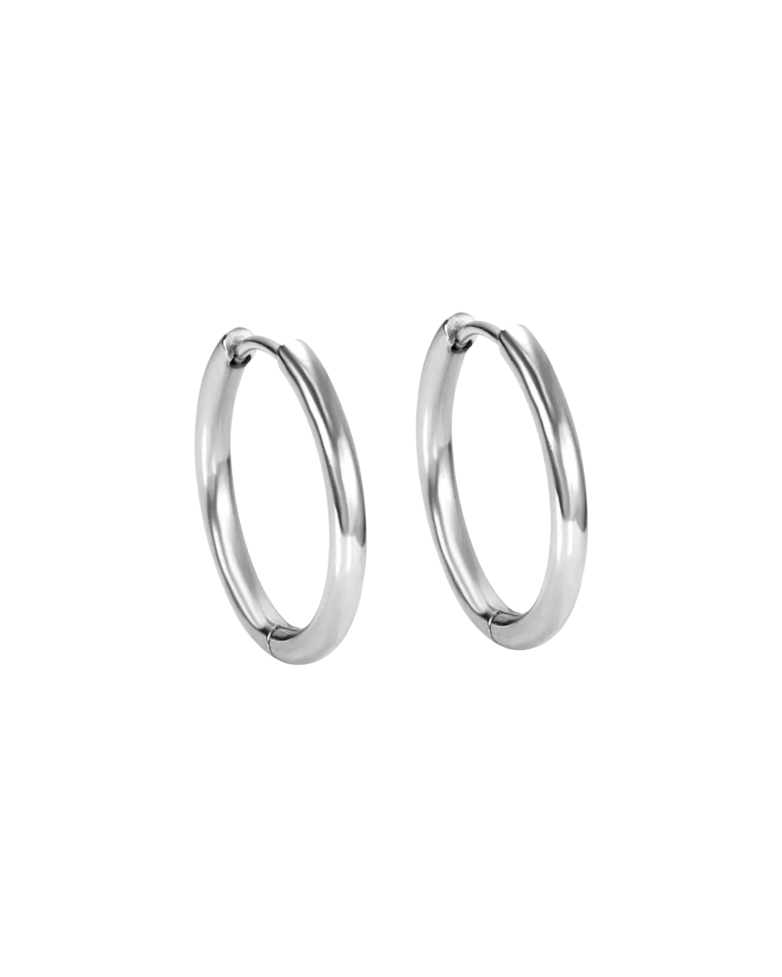 8mm  Stacking Huggies (Silver)