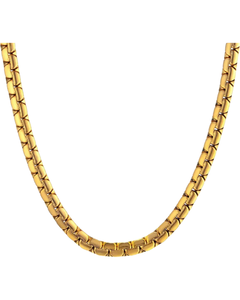 Textured Snake Stacking Chain (24k Gold)