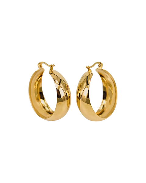 30mm  Gorgeous Gorgeous Girls Hoops (18k Gold)
