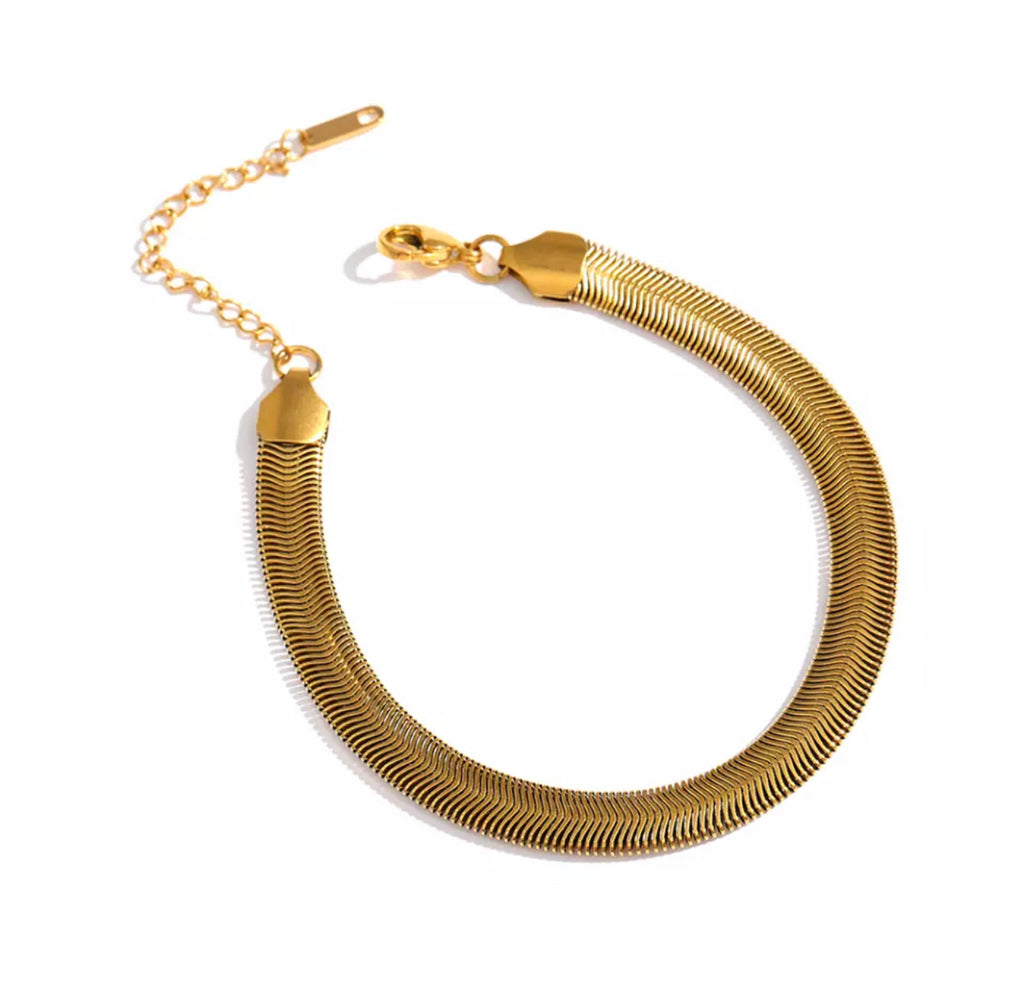 New Men's Bracelet 24K gold plated Plated Chain Bracelet Classic Bracelet  Bracelet Men's V-neck Flower Bracelet Fashion Jewelry | Wish